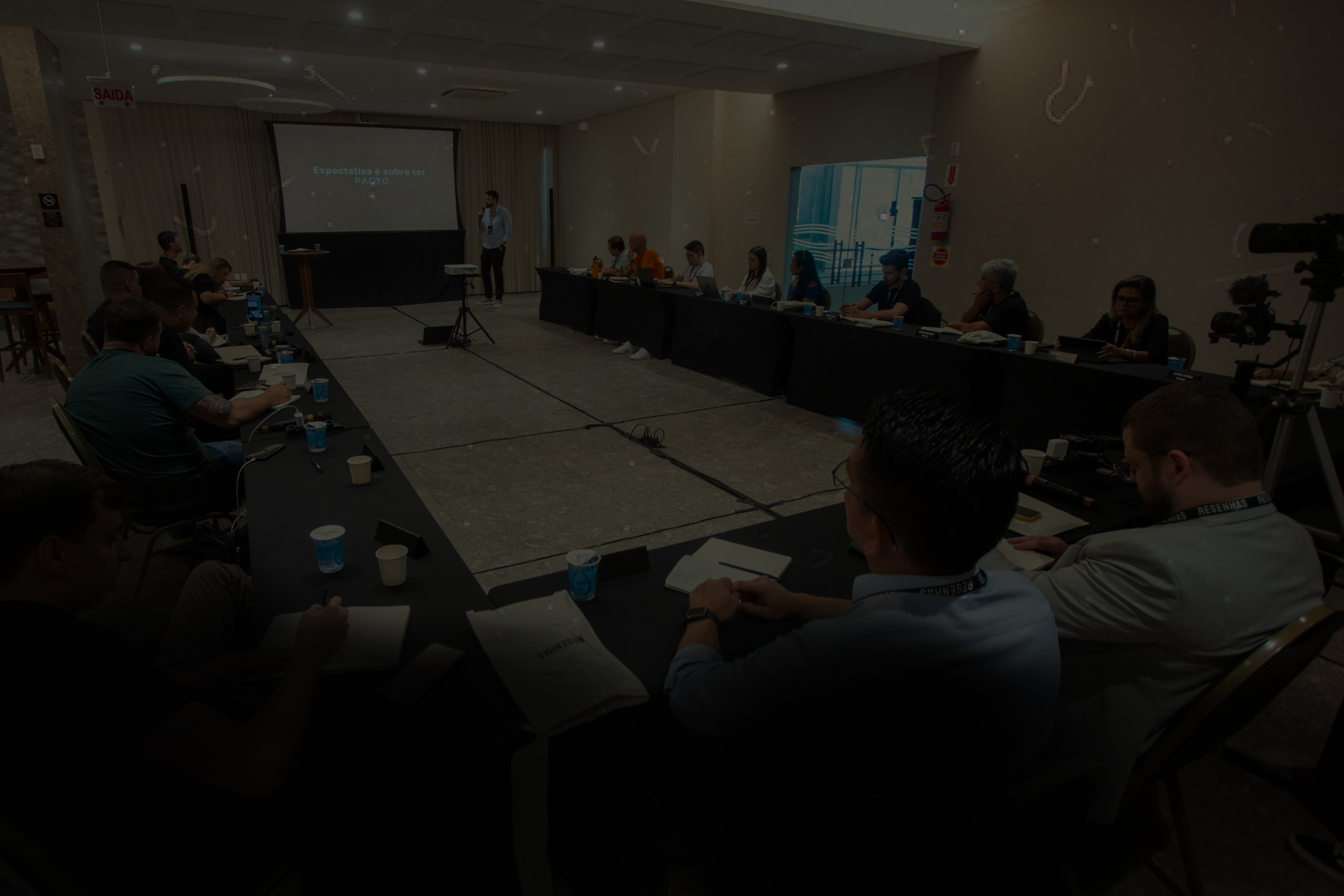 Pessoas em um evento de networking